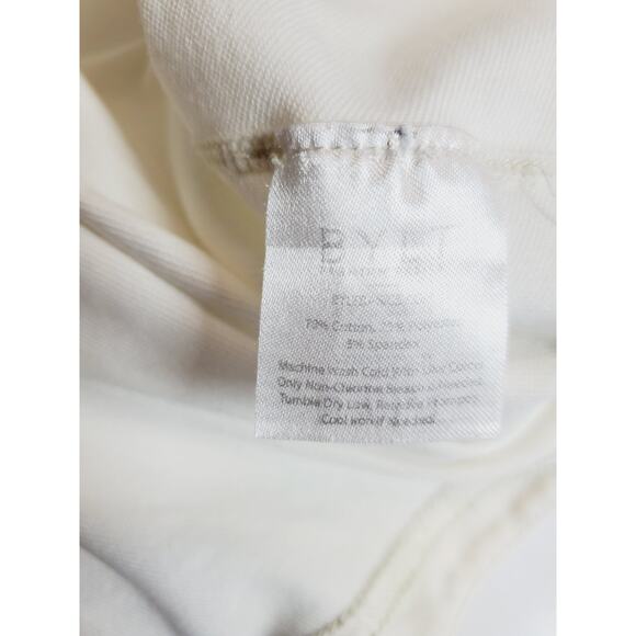 BYLT Shirt Mens Medium Short Sleeve T-shirt Drop Cut Athletic Tee White - Picture 5 of 6